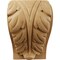 Ekena Millwork 4 1/2"W x 3 3/4"D x 7"H Extra Large Acanthus Leaf Block Corbel, Cherry CORW05X04X07BACH - alternate 2